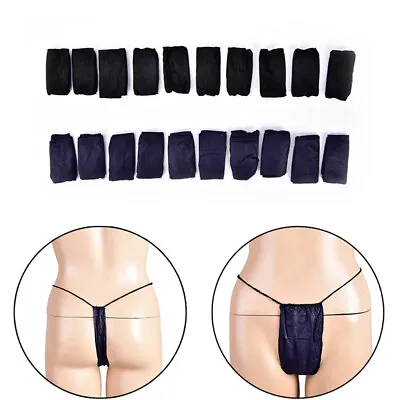 £3.68 • Buy 10x Saloon Spa Travel Women's Disposable Panties Underwear T-Back G-StrinLOP  FS