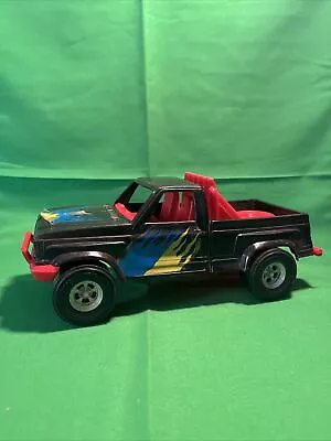 VTG Tootsietoy Ford F-150 Super Duty Black Red Toy Truck Made In USA Used • $15