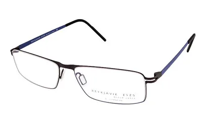 Reykjavik Eyes Black Label MANI Graphite & Blue Titanium Spectacle Glasses Frame • £219.95