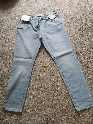 £21.95 • Buy Next Petite Relaxed Skinny Mid Rise Jeans -  UK Size 10 10P BRAND NEW WITH TAGS