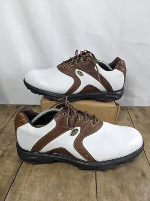 Etonic Dry Essentials Men's Golf Shoes Sz 11.5 White Waterproof Power Play Pod • $19.96