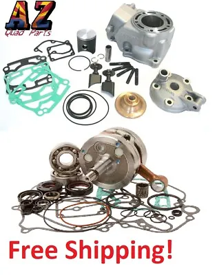 03-05 Kawasaki KX125 KX 54mm Athena Stock Bore Cylinder Crank Motor Rebuild Kit • $999.98