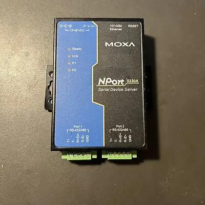 Moxa NPort 5230A Device Server 2-Port RS-422/485 • $24.99