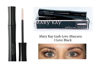Mary Kay Lash Love  Waterproof Mascara Black-NIB Fast Shipping Full Size • $13.95