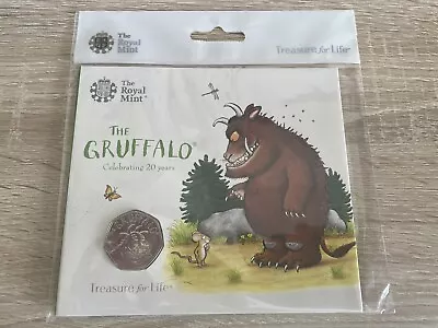 The Gruffalo 50p Coin Brilliant Uncirculated Royal Mint Pack Sealed. • £10
