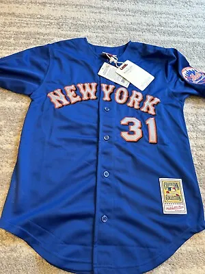 Mitchell & Ness Mike Piazza #31 New York Mets Cooperstown Collection Jersey NWT • $69.99