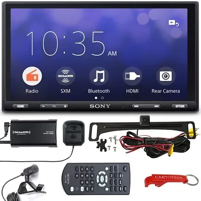 Sony XAV-AX5600 2-DIN CarPlay/A. Auto Car Stereo W/ Backup Cam & SiriusXM Tuner • $498