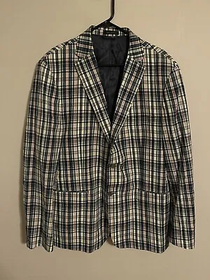 Lauren Ralph Lauren LRL Indian Madras Plaid Suit Coat Blazer Jacket - Men's 46L • $74.99
