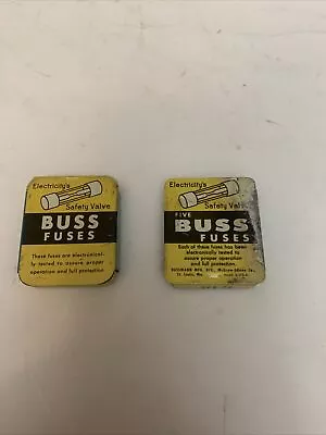 VINTAGE TWO BUSS FUSES BOXES AND FUSES. Set Of Two Vintage Buss Fuses Boxes. • $29.99