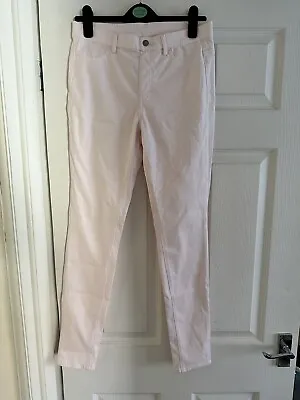 Women’s Uniqlo Baby Pink Skinny Stretch Jeans Jeggings Size 10 Waist 28-29 In (V • £8.99