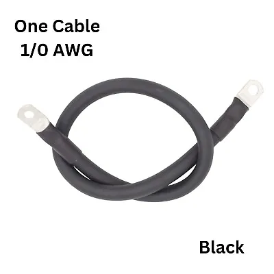 1/0 AWG Gauge Custom Battery Cable Copper Car Solar Power Wire Inverter Welding • $8.95