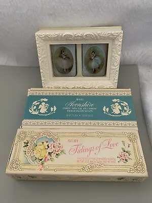 Avon Decorative Soaps LOT OF 3 BOXES Unused New Old Stock Hostess Guest Bath • $25