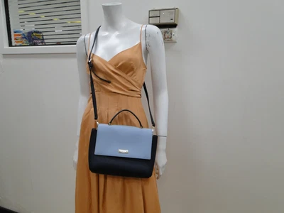 $50 • Buy KATE SPADE Navy Blue / Blue Saffiano Leather Crossbody Bag Hardly Used RRP$289.0