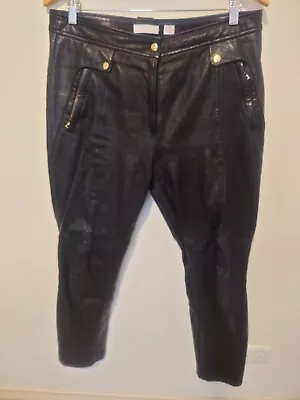 Sass & Bide Electric Feels Leather Pants 44/14 • $250