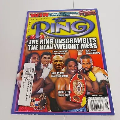 The Ring Magazine August 2003 Lennox Lewis Mike Tyson Roy Jones  • $14.24