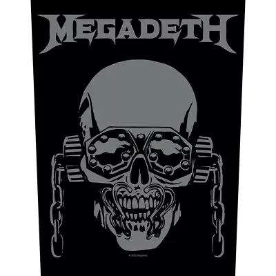 £8.95 • Buy MEGADETH Back Patch : VIC RATTLEHEAD : Logo Official Licenced Merchandise Gift