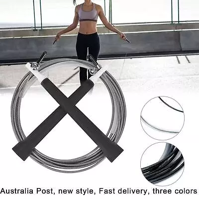 Jumping MMA Boxing Speed Cardio Gym Exercise Fitness Skipping Jump Rope 3M PVC • $14.99