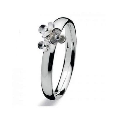 £10 • Buy Spinning Denmark Flora Ring 925 Silver RRP£38