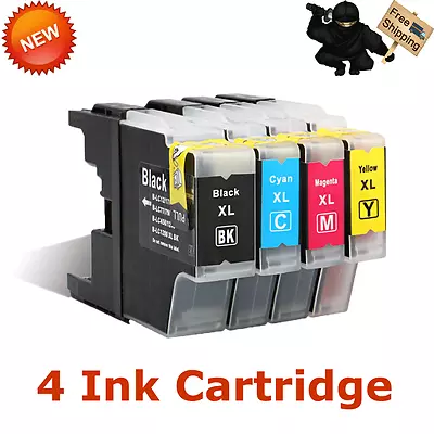 1 SET FOR 4 PK LC-75 XL Ink Cartridges For Brother MFCJ430w MFC-J825DW MFC-J835W • $10.50