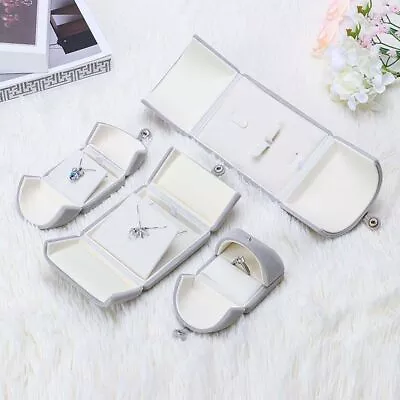 $13.41 • Buy Double Open Party Gifts Storage Boxes Jewelry Display Ring Box Necklace Case