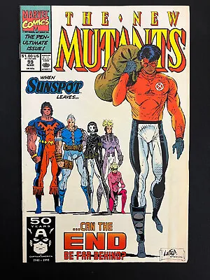The New Mutants 99 Marvel 1991 1st Appearance Of Shatterstar Rob Liefeld • $2.95