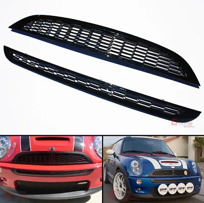 For 01-06 Mini Cooper R50 R52 R53 Front Upper Lower Glossy Blk Honeycomb Grille • $48.99