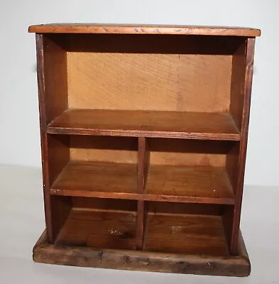 Antique Hand Crafted Wood Cabinet Primitive Shelf • $34.95