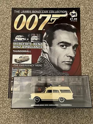 James Bond Car Collection - #94: MERCEDES BENZ AMBULANCE - (thunderball) • £9.99