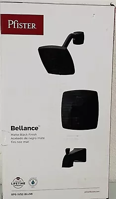 Pfister 8P8-WS2-BLLSB Bellance 1-Handle 3-Spray Tub & Shower Faucet Matte Black • $89.99