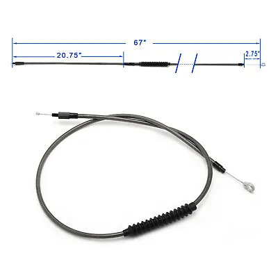 Clutch Cable For Harley Sportster 883 1200 Custom Roadster Low Stainless Steel • $50.99