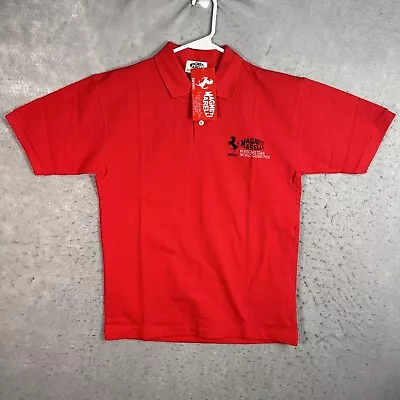 NWT! VTG 90s Magneti Marelli Ferrari Formula 1 Racing Polo Shirt Adult Medium • $39.99