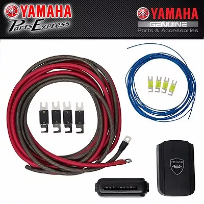 New Amp Power Kit By Wet Sounds Yamaha Boats Wiring Power Ground Sbt-ampp1-kt-14 • $406.52