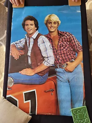 Vintage Dukes Of Hazzard Poster From 1979; Bo Luke General Lee • $50