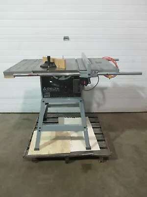 USED #36-630 Delta 10  Contractor Table Saw II  W/ Stand  USA MADE  • $450