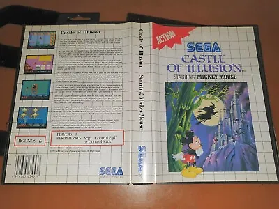 ## Sega Master System - Castle Of Illusion Starring Mickey Mouse - Top / Cib ## • $63.43