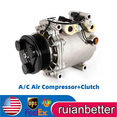 A/C Compressor For 02-07 Mitsubishi Lancer 2.0L & 00-05 Eclipse 2.4L CO 10596AC • $94.05