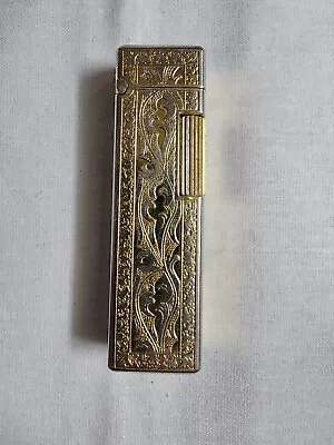 Vintage Colibri Art Deco Gold Tone Lighter Made In Japan. RARE • $18.50