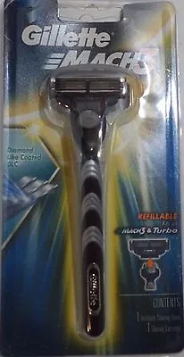 GILLETTE MACH 3 - Handle W/ 1 Cartridge & REFILLABLE RAZOR • $6.99