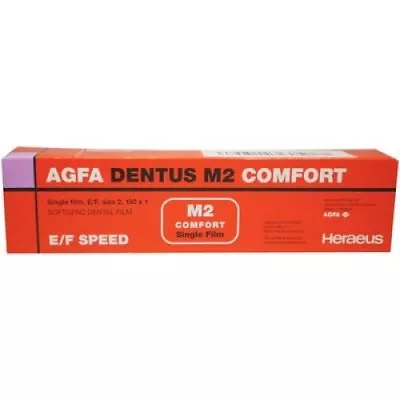 Kulzer 65414615 Agfa Dentus Dental X-Ray Film M2-58 E/F Speed #2 150/Bx • $71.94