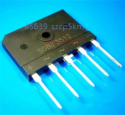 3-phase Flat Rectifier Bridge 35A 1200V 5-pin SGBJ3512 With Heat Sink • $5.62