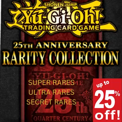 YuGiOh 25th Anniversary Rarity Collection Singles RA01-EN 1st Edition • £1.99