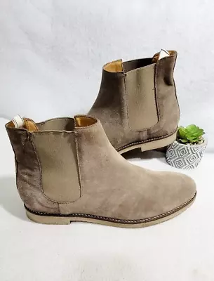 ZARA MAN Chelsea Brown Suede Ankle Boots Size EU 43 • $68.98