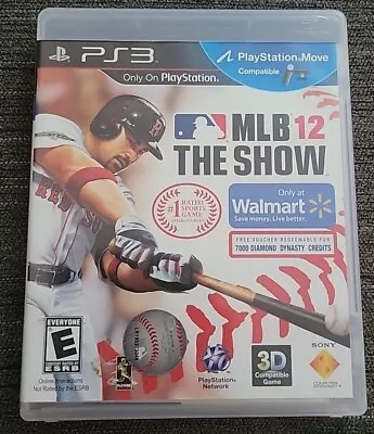 MLB 12: The Show - Sony PlayStation 3 PS3 Baseball Complete CIB In Box + Manual  • $5