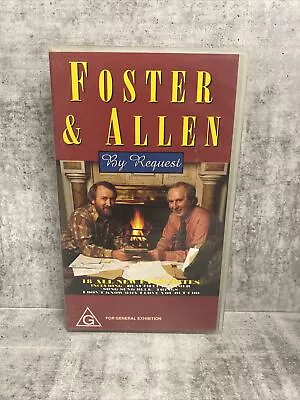 Foster & Allen By Request VHS Movie Video Cassette Tape • $12.98