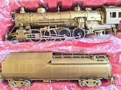 RARE! BRASS  B&O Q-4d 2-8-2  STEAM LOCO WESTSIDE HO **CAN MOTOR & **RUNS GREAT! • $395