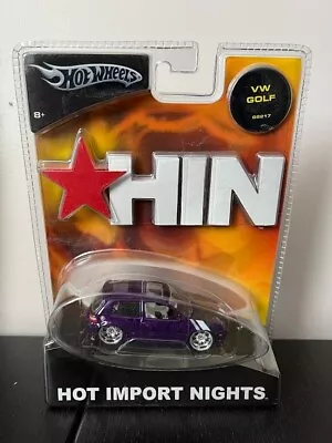 Hot Wheels Hot Import Nights VW Golf G8217 - Purple Very Rare • $10