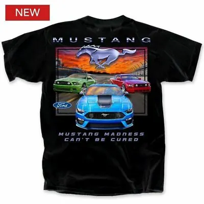 Can't Be Cured Mustang Madness T-Shirt * MACH 1 * Ships Worldwide & FREE To USA! • $40.47