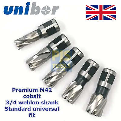 £8 • Buy Unibor 25mm Or 50mm M42 Cobalt Rotabroach Type Magnetic Annular Hole Mag Cutters