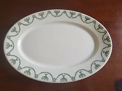 Vtg Syracuse China Restaurant Ware St. Elmo Oval Platter O.P. Co. 11.5  X 8  • $10