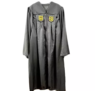 MU University Black Graduation Gown Embroidered Patches 6'3 -6'5  • $9.75